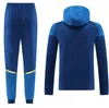 2023 2024 Adult Tracksuit Milik Payet Payet Marseilles مقنعين بسوستة طويلة على قيد الحياة بدلة تدريب على قيد الحياة Veste Maillot 23 24 Om Hoodie Man Tracksuit Suit Football Grougging