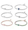 925 prata charme pulseiras diy ajuste original p moda diamante feminino pulseira jóias4484121