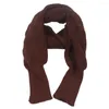 Scarves Stay Cozy And Fashionable Women Long Scarf With Sleeves European Style Winter