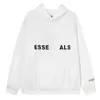 Ess Hoodie Essentals Hoodie Mens Designer Sweatshirts Black Hoodies for Women Pullover Essentiall Hoodie Crewneck Essentialsweat Essentialshoodies 346