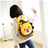 Przedszkole plecak chłopcy 3D Cartoon Lion Schoolbag Girls Cute Little Rabbit Princessi