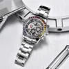 Pagani Design 1653 Fashion Rainbow Bezel 남자 기계식 손목 시계 럭셔리 중공 자동 시계