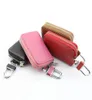 Tioodre deri araba anahtar cüzdanlar moda anahtar tutucu temizlikçi fermuar çantası unisex katı cüzdan organizatörü2930276