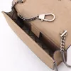 Portafoglio da donna Portafoglio Borsa a tracolla da uomo Porta carte d'identità Marmont Borsa di lusso serpente Ophidia moda catena d'argento Pochette Portamonete Borsa a tracolla