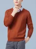 Cashmere Sweater Men Pullover Autumn Winter Vneck Soft Dark Dark Twist -Sevents 240103