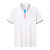 Zhuofanshidi duploppnt bawełna soruiona sweatwicking zwykły zamek błyskawiczny Poljoo koszulka Polo kołnierz krótkie koszulki T-shirt marka marki moda moda