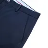 Pantalons pour hommes automne classique fibre de bambou décontracté affaires droites lâches pantalons anti-rides mâle