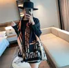 Designer Scarves Luxury Brand Scarf For Women Scarfs Fashion Doubleided Cashmere Scarve 180x65cm med Orange Box2357139