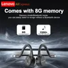 Écouteurs Original Lenovo X5 Bone Conduction Écouteur Bluetooth Wireless Weadphones IPX8 Eleuts sportifs imperméables Tws 8 Go Memory