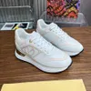 2024 Uomo Designer pelle di vitello Scarpe casual Vera pelle Stampa con lacci Moda classica scarpe da ginnastica sportive scarpe da corsa sneakers Figure stampate