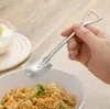 304 Stainless Steel Tableware Creative Shovel spoon Fork set Kitchen Bar Dinner Utensils cutlery flatware Small Coffee Sugar Dessert Spoon Tea Scoop