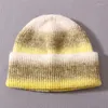 Basker vinter hattar för kvinnliga mössa stickade hatt flicka hösten kvinnlig färgglada mössa mössor gorros varmare motorhuven damer casual cap