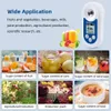 Digital Refractometer Brix Meter Saccharimeter Densimeter for Fruit Wine Beer Alcohol Sugar Concentration Tester 240102