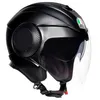 Helmets Moto AGV Motorcycle Design Safety Comfort Agv Italian Orbyt Men's and Women's Dual Lens 4/3 Half Helmet Motorcycle Electric Vehicle Mono Channel 3XDJ