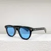Moda güneş gözlükleri kadın erkekler yaz açık podyum popülerliği 481d asetat fiber stili anti-ultraviyole UV400 retro oval tam çerçeve moda gözlükleri rastgele kutu