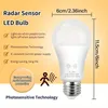 Motion Sensor Light Bulbs, 9W/12W(100W Equivalent) Motion Detector Auto Activated Dusk To Dawn Security LED Bulb, E26 6000K Daylight Outdoor/Indoor Lighting