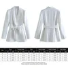 Kvinnors kostymer 2024 blyerts Kvinnor byxor Ställ in 8 färg hög midja för vit svart streetwear kvinna byxor sommarkontor slitage
