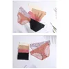 lululemenly womens Sexy and Spicy Solid Color Leopard Pattern One Piece Underwear Traceless Thin Breathable Triangle Pants