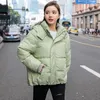 Trenchs pour femmes Vêtements d'hiver hors saison Ins Pain Vêtements Étudiants Mode courte Version coréenne de la veste rembourrée en coton chaud et ample