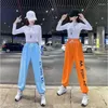 Pantalon femme Estceque Harem femme lettre ample Legging homme femme pantalon Jazz danse Streetwear grande taille