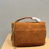 Schoudertas Y-bag Nieuwe Designer Tassen Herfst Winter Kwastje Keten Messenger Vintage Tas Vrouwen Handtas Flap Crossbody Tassen Portemonnee 220929