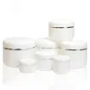 White Plastic Refillable Container with Lid Empty Jars Make Up Bottle Face Cream Lotion Storage Containers LL