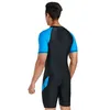 Maillots de bain pour femmes Combinaisons d'une seule pièce Combinaison de plongée Mince Snorkeling Surf Maillot de bain à manches courtes Respirant Hommes Femmes pour les sports de plein air