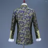 Męskie garnitury eleganckie vintage królewskie mężczyzn 3-częściowy garnitur destyla