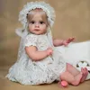 Dolls Dolls Babys Reborn Doll 45/58cm Silicone Reborn Baby Doll Adorable Lifelike Toddler Bonecas Girl Menina De Surprice Doll with Gira