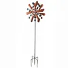 Tuindecoratie Huis en weerhaan 360° windwijzer Metalen windspinner Ornamenten Buitendecoratie Pinwheel Tuinieren