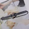 Персонализированный браслет Миюки в стиле панк-темный с простой пряжкой для ремня со стрелкой, стеклянная бежевая бусина для женщин
