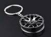 مفاتيح مفاتيح Auto Turbo Hub keychain rem reim keyring فاخرة الزنك سبيكة مفتاح سلسلة الإطارات