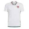 2023 Pays de Galles Hommes Soccer Jerseys Bale Wilson Allen Ramsey Johnson 22 23 Coupe de l'équipe nationale du monde Rodon Vokes Accueil Chemises de football Kit pour enfants adultes Uniformes