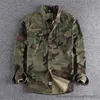 Men's Casual Shirts Men Casual Military Shirts Male Outdoor Durable Cargo Shirts Fashion Single Breasted Daily Jacket Hiking Sport Coat