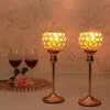 Crystal Candle Holder Modern Tealeght Candlestick Home Christmas Party Stand Wedding Dinning Centerpiecce Dekoracja 240103