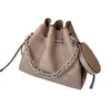 borsa tote di design borse da sera con gnocchi in nylon impermeabile borsa da donna con una spalla borsa a secchiello da palestra di grandi dimensioni23 cm