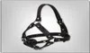 Sangle de qualité supérieure sur le masque d'esclave Ball Gag BDSM Harnais en cuir Gag Bouche ouverte Gag Sex Toys pour femmes Bondage Gear Restrictions CBT5870388