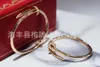 Designer parafuso pulseira pulseira unhas amor moda luxo jóias cuidador original na moda 18k diamante de ouro para mulheres homens pulseiras de prata jóias pulseira 7mwu