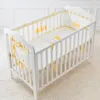 2PCSSET CHILDRES BUMPER CRIB LINER BABY COTセットプロテクター通気性メッシュ乳児240103