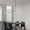 Kolye lambaları Nordic Minimalist LED Işıklar Yemek Masası Oturma Odası Mutfak Restoranı Ev Kapalı Aydınlatma