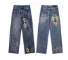 Hommes Designer Faire vieux Chromees Hearts Jeans Chrome Pantalon droit Coeur Croix Broderie Lettre Prints pour femmes hommes Jeans #Qa