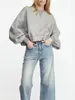 Sweats à capuche pour femmes Femmes O-Cou Polaire Épaissi Sweat Veste 2 Couleurs À Manches Longues Casual Dames Pull Manteau Tops Pour L'automne Hiver