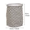 43*33 CM panier à linge grand rond vêtements sales jouets seau pliant Anti-poussière grand stockage étanche sacs à linge 240103