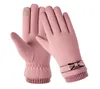 Five Fingers Gloves Fashion Winter Women Windproof Waterproof Internal Plush Warm Lady Mittens Touch Screen Skinfriendly Soft Fem36921856