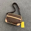 가방 어깨 디자이너 가죽 여성 남성 체인 체인 핸드백 대용량 여행 크로스 바디 팩 6 스타일