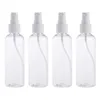 Storage Bottles 4pcs 100ML Plastic Empty Spray Bottle For Make Up And Skin Care Refillable Travel Use (Transparent With White Sprayer)