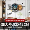 Relógios de parede Grande relógio de luxo design moderno criativo sala de estar digital decoração de romance reloj cocina interior casa