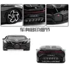 JKM 1 64 Bugatti la Voiture Noire Super Car Diecast 모델 금속 섀시 충격 흡수 수집 장식품 240103