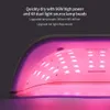 96W 48LED Lights Nail Dryer Red Light Fast Drying LED Nail Lamp Tow Hand Big Lamp Gel Polish Dryer Timer Smart Nail Art Tools 240103