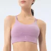 Sous-vêtements de yoga, fitness, sport, beauté du dos, résistance aux chocs pour femme, coussinet de poitrine amovible, soutien-gorge confortable et respectueux de la peau